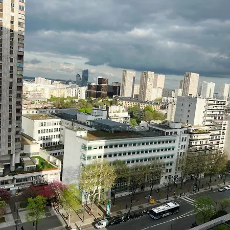 Chic 2 Paris13 With View Paříž