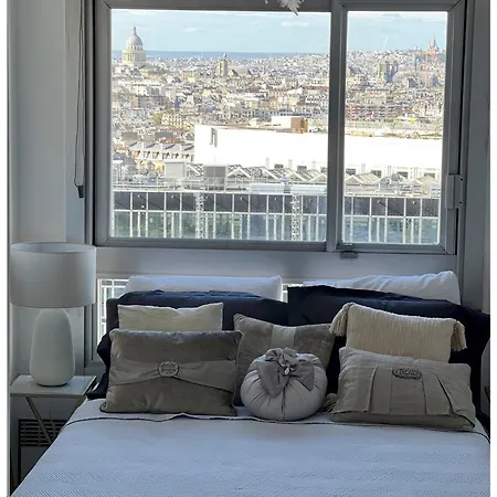 Chic 2 Paris13 With View Paříž